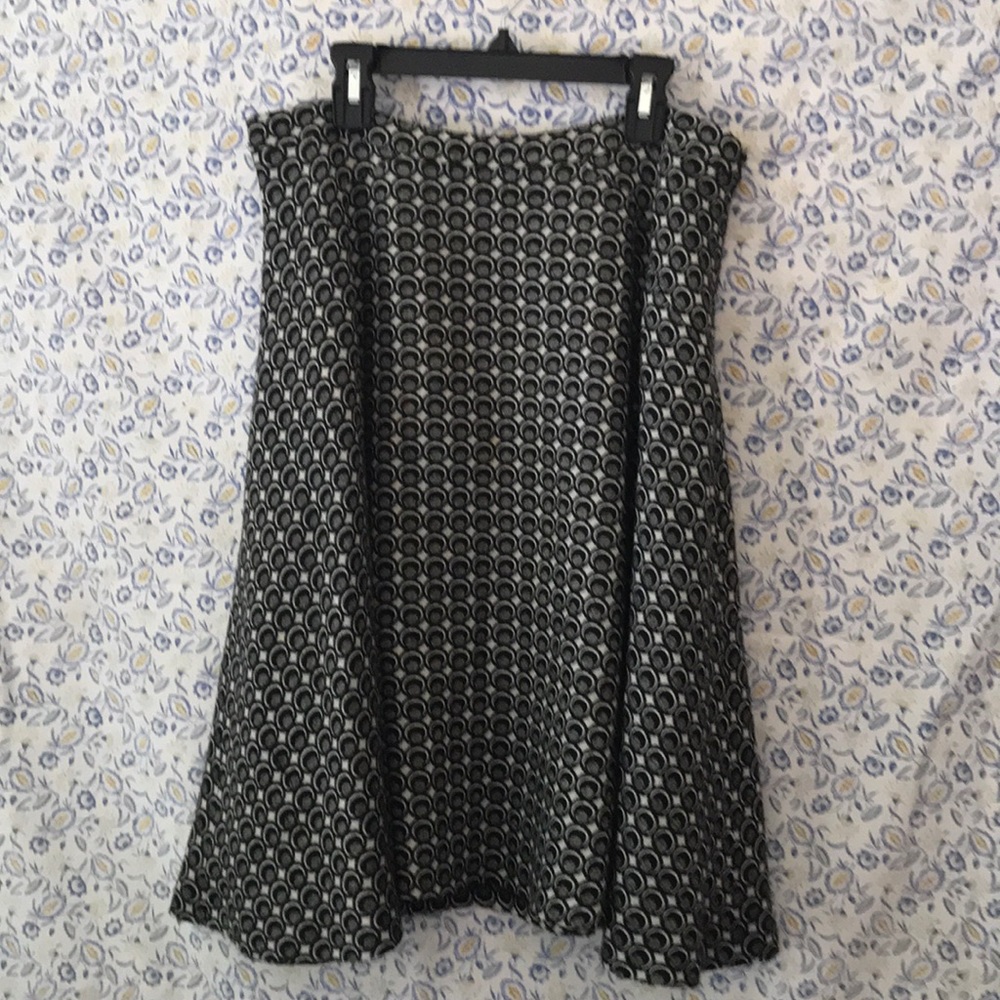 Boden a-line skirt with mod pattern